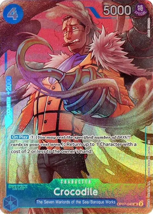 Crocodile (Seven Warlords Of The Sea Binder Set) [One Piece Promotion Cards] 1