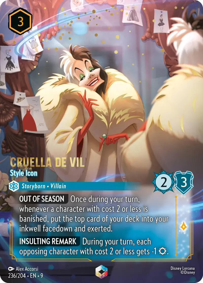 Cruella De Vil - Style Icon (Enchanted) (236/204) [Fabled] 1