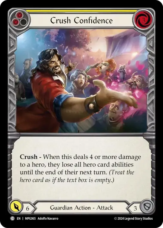 Crush Confidence (Yellow) [Mpg065] (Mastery Pack Guardian) 1