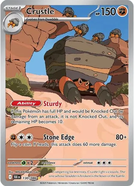 Crustle (130/086) [Scarlet & Violet: Black Bolt] 1