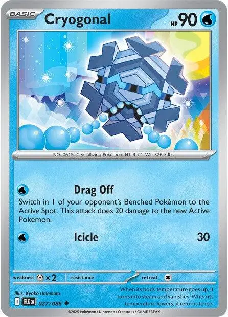 Cryogonal (027/086) [Scarlet & Violet: Black Bolt] 1