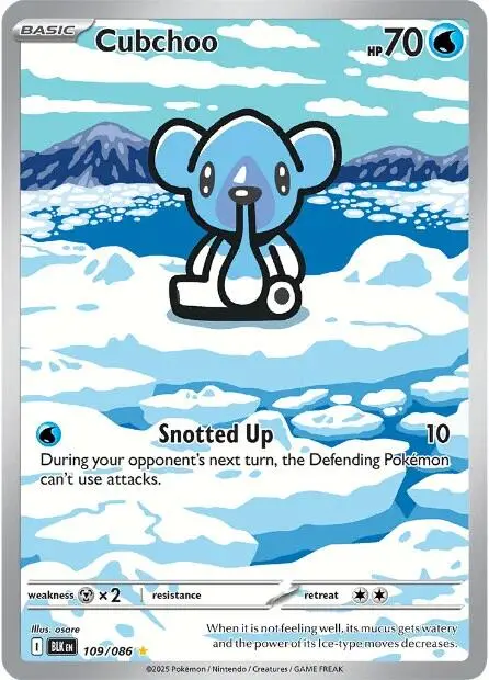Cubchoo (109/086) [Scarlet & Violet: Black Bolt] 1