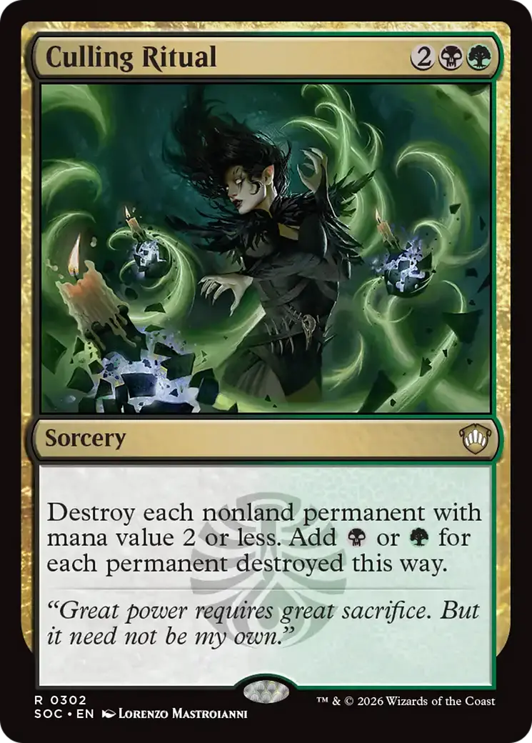 Culling Ritual [Secrets Of Strixhaven Commander] 1