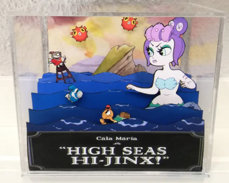 Cuphead Cala Maria Cubic Diorama 1