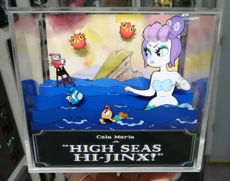 Cuphead Cala Maria Cubic Diorama 2