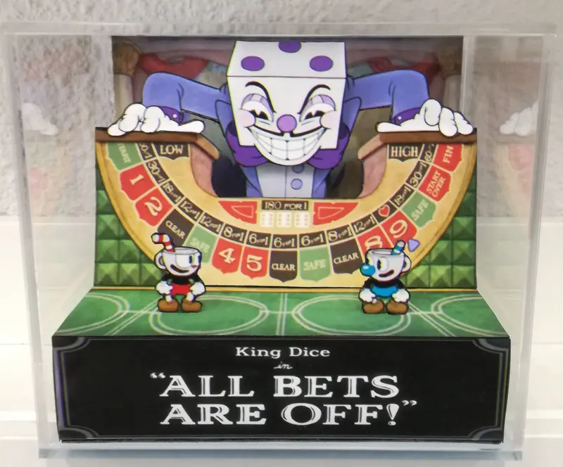 Cuphead King Dice Cubic Diorama 1