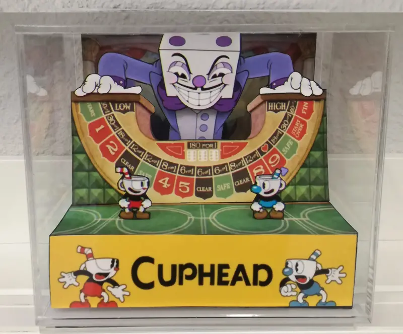 Cuphead King Dice Cubic Diorama 2