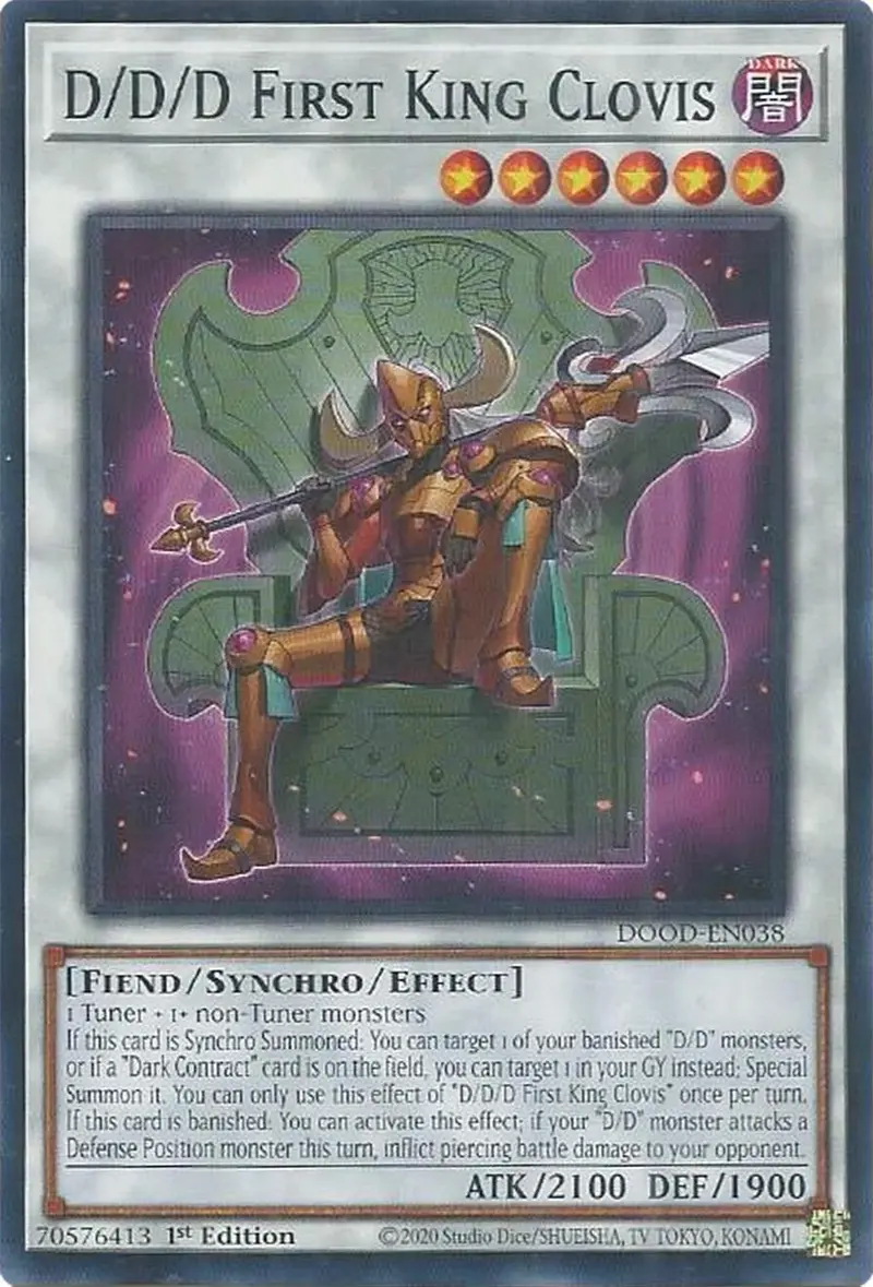 D/D/D First King Clovis [Dood-En038] Common 1