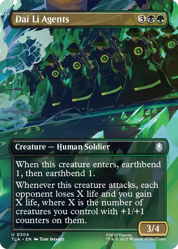 Dai Li Agents (Borderless) [Avatar: The Last Airbender] 1