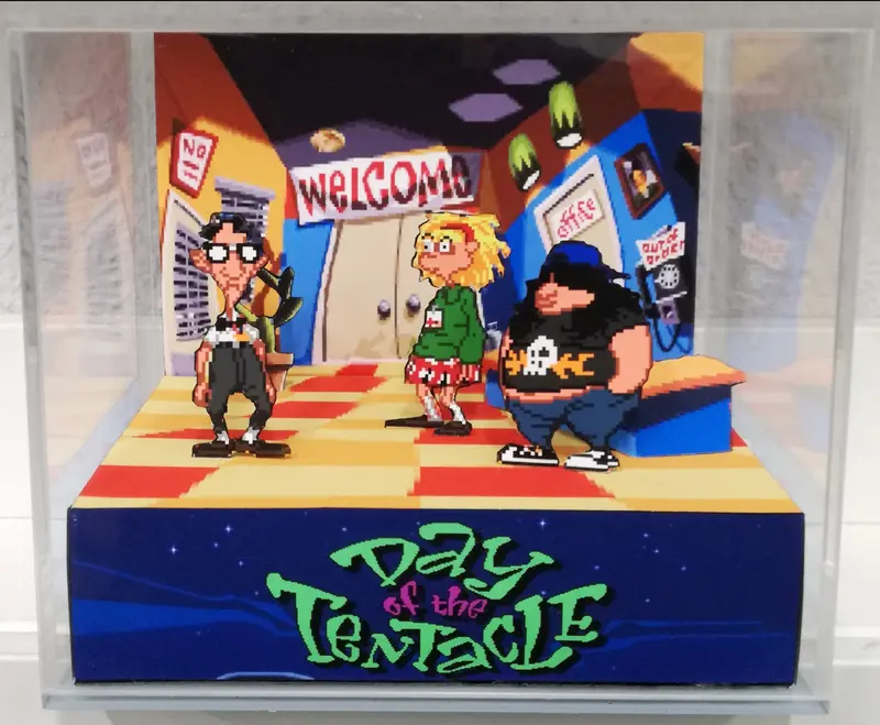 Day Of The Tentacle Cubic Diorama 1