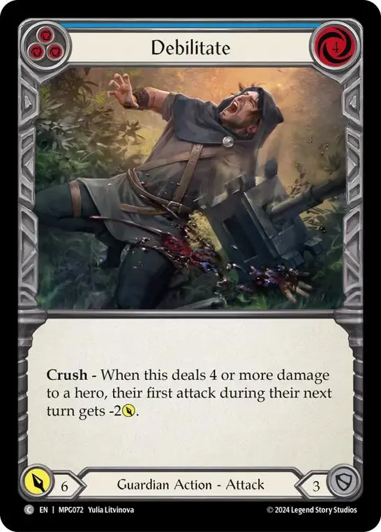 Debilitate (Blue) [Mpg072] (Mastery Pack Guardian) 1