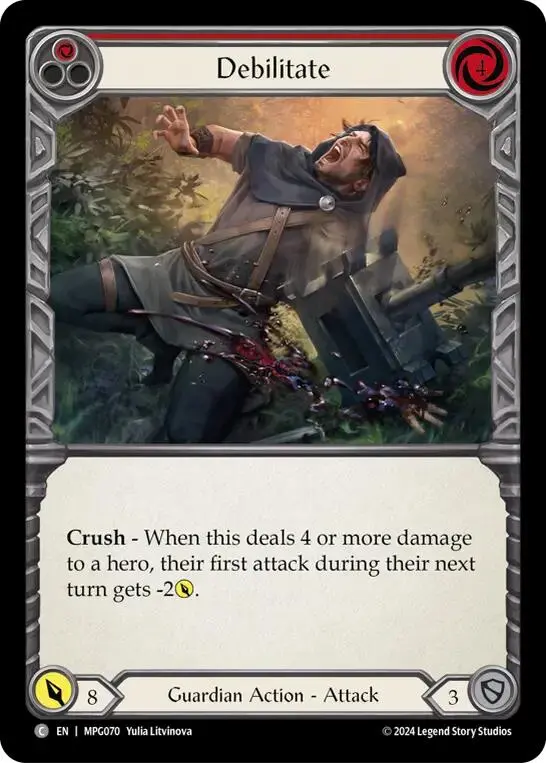 Debilitate (Red) [Mpg070] (Mastery Pack Guardian) 1