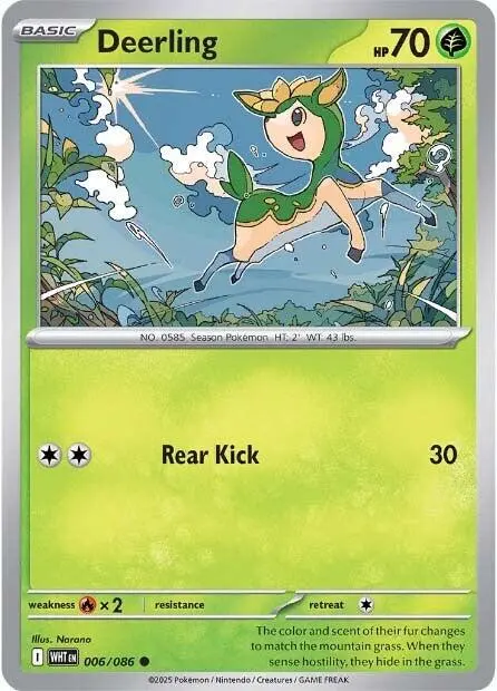 Deerling (006/086) [Scarlet & Violet: White Flare] 1