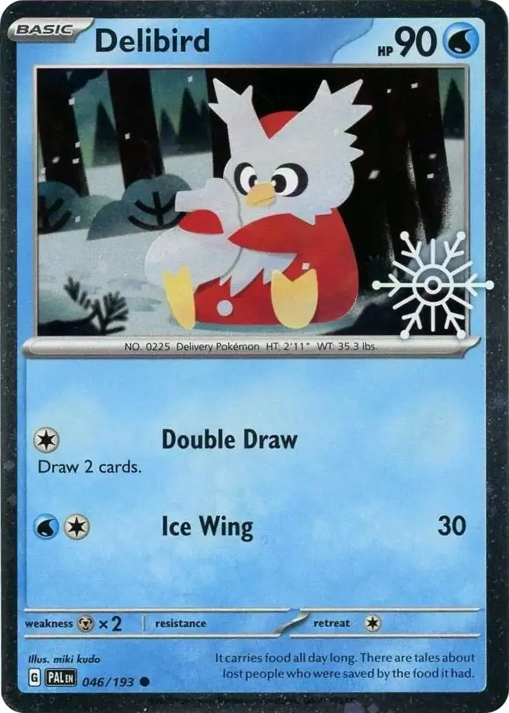 Delibird (046/193) (Holiday Calendar) [Miscellaneous Cards] 1