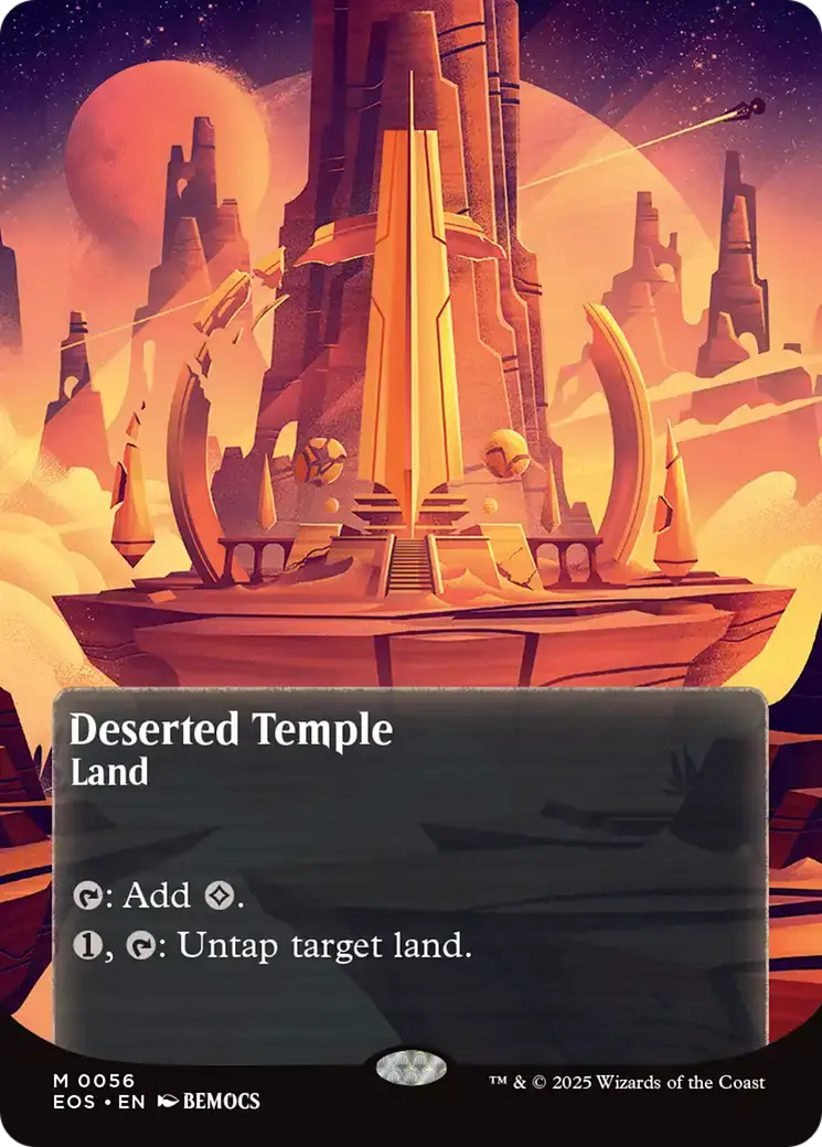 Deserted Temple (0056) (Borderless) [Edge Of Eternities: Stellar Sights] 1