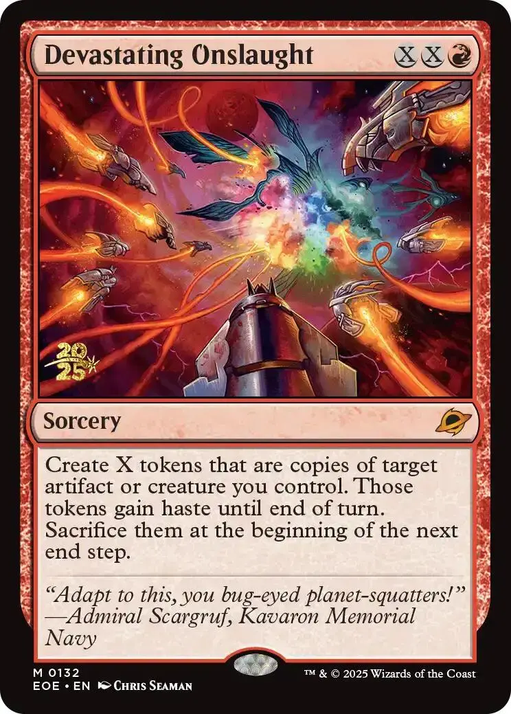 Devastating Onslaught [Edge Of Eternities Prerelease Promos] 1