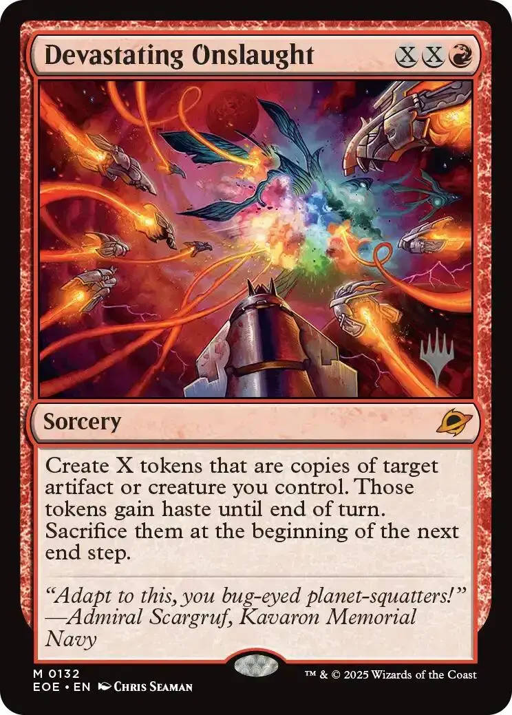 Devastating Onslaught (Promo Pack) [Edge Of Eternities Promo Pack] 1