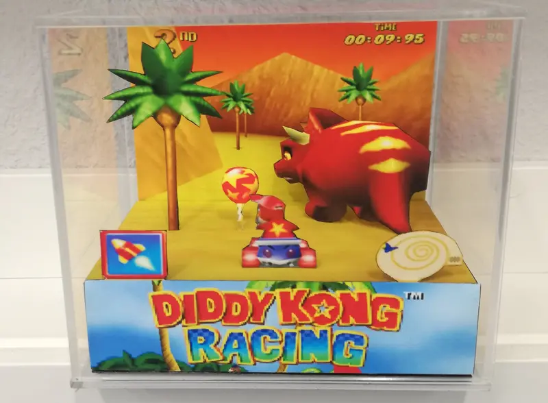 Diddy Kong Racing Cubic Diorama 1
