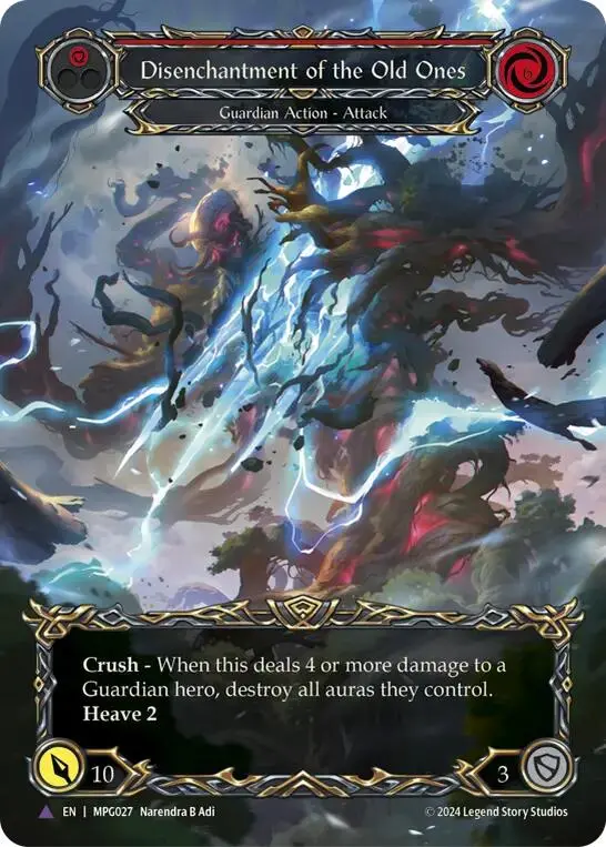 Disenchantment Of The Old Ones (Marvel Cold Foil) [Mpg027] (Mastery Pack Guardian)  Cold Foil 1