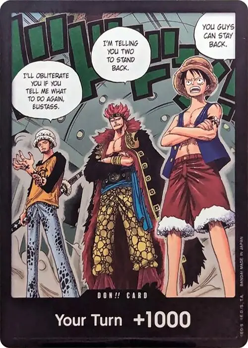 Don!! Card (Trafalgar Law, Eustass Kid And Monkey.D.Luffy) (Double Pack Set Vol. 4) [500 Years In The Future] 1