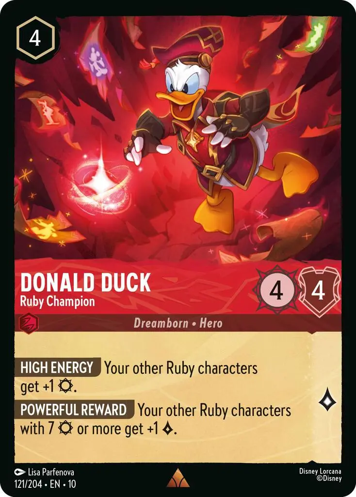 Donald Duck - Ruby Champion (121/204) [Whispers In The Well] 1