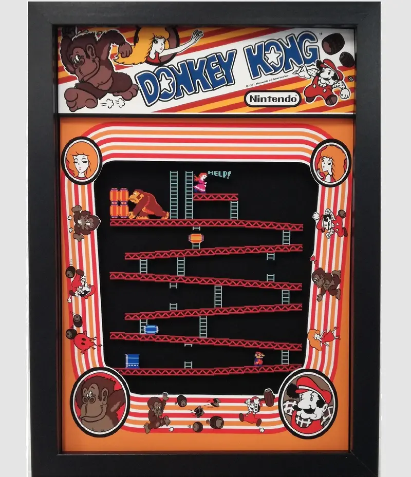Donkey Kong Arcade Diorama 1