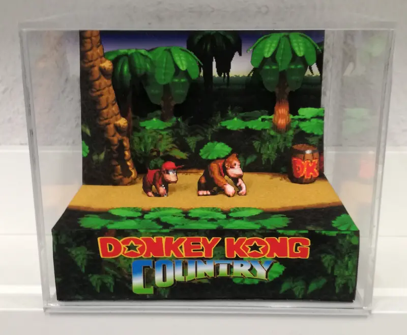 Donkey Kong Country 1 Cubic Diorama 1