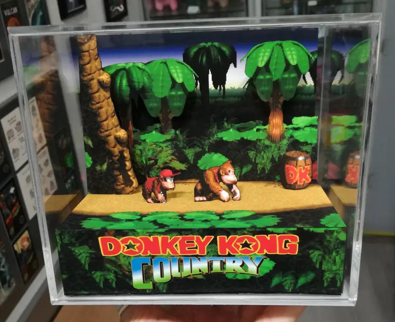 Donkey Kong Country 1 Cubic Diorama 2