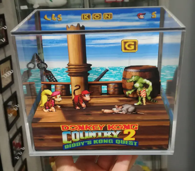 Donkey Kong Country 2 Cubic Diorama 2