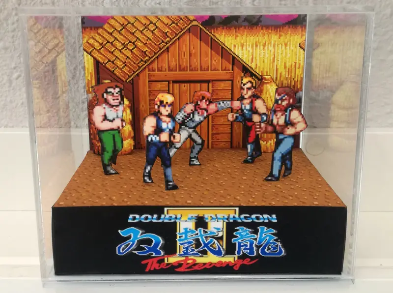 Double Dragon 2 Cubic Diorama 1