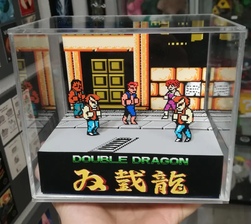 Double Dragon Nes Cubic Diorama 2