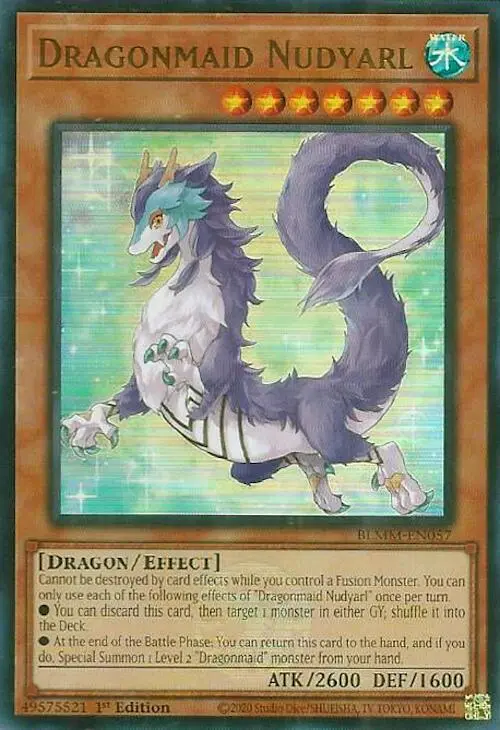 Dragonmaid Nudyarl [Blmm-En057] Ultra Rare 1