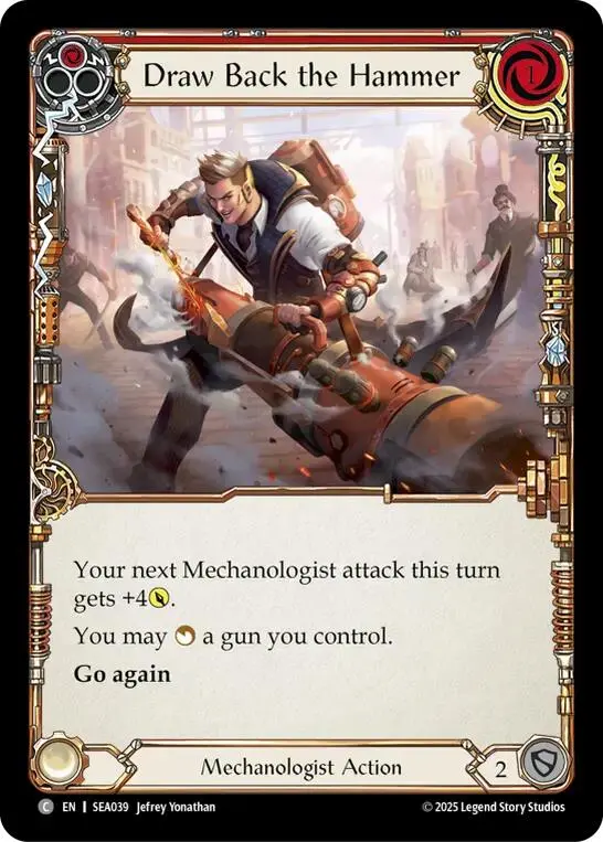 Draw Back The Hammer [Sea039] (High Seas)  Rainbow Foil 1