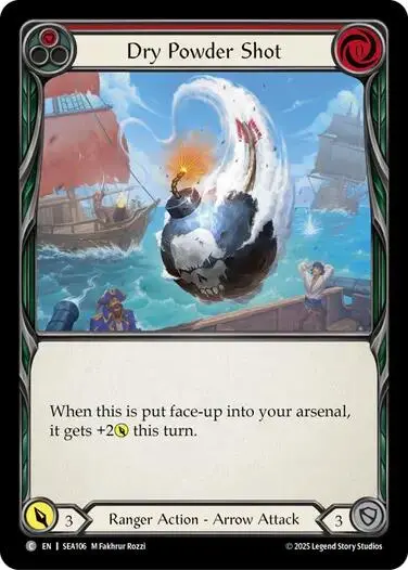 Dry Powder Shot [Sea106] (High Seas)  Rainbow Foil 1