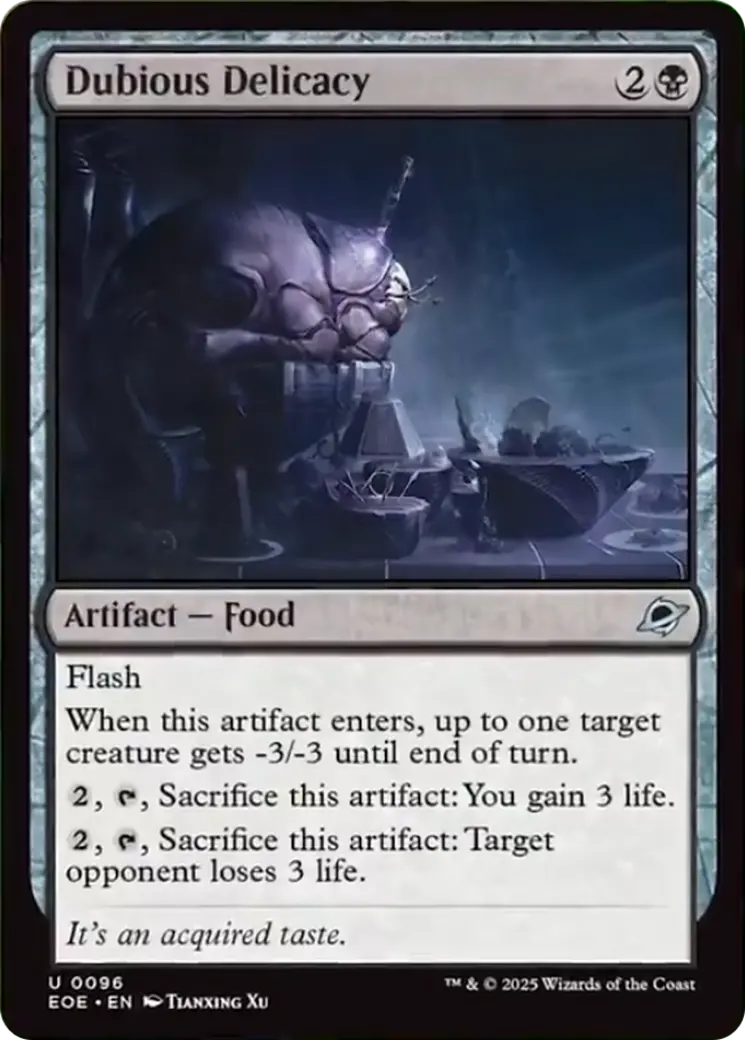 Dubious Delicacy [Edge Of Eternities] 1