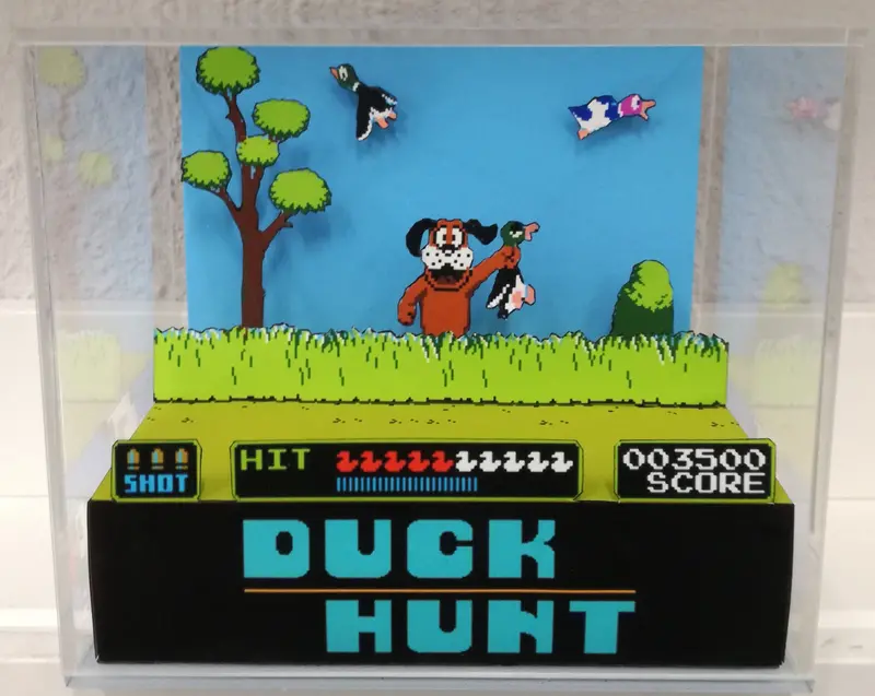 Duck Hunt Cubic Diorama 1