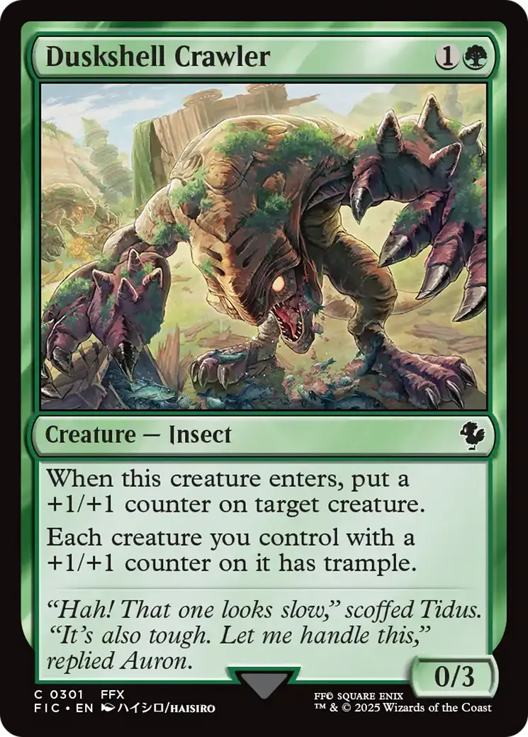 Duskshell Crawler [Final Fantasy Commander] 1