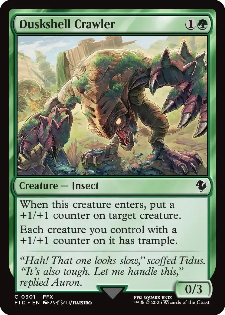 Duskshell Crawler (Surge Foil) [Final Fantasy Commander] 1