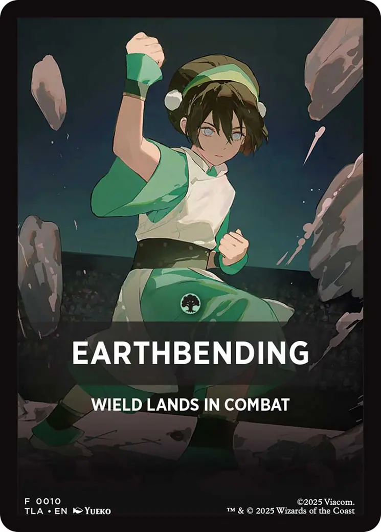 Earthbending Theme Card (0010) [Avatar: The Last Airbender Tokens] 1