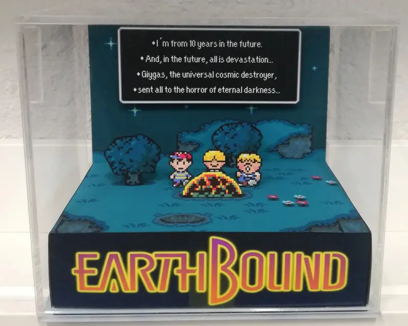 Earthbound Intro Cubic Diorama 1