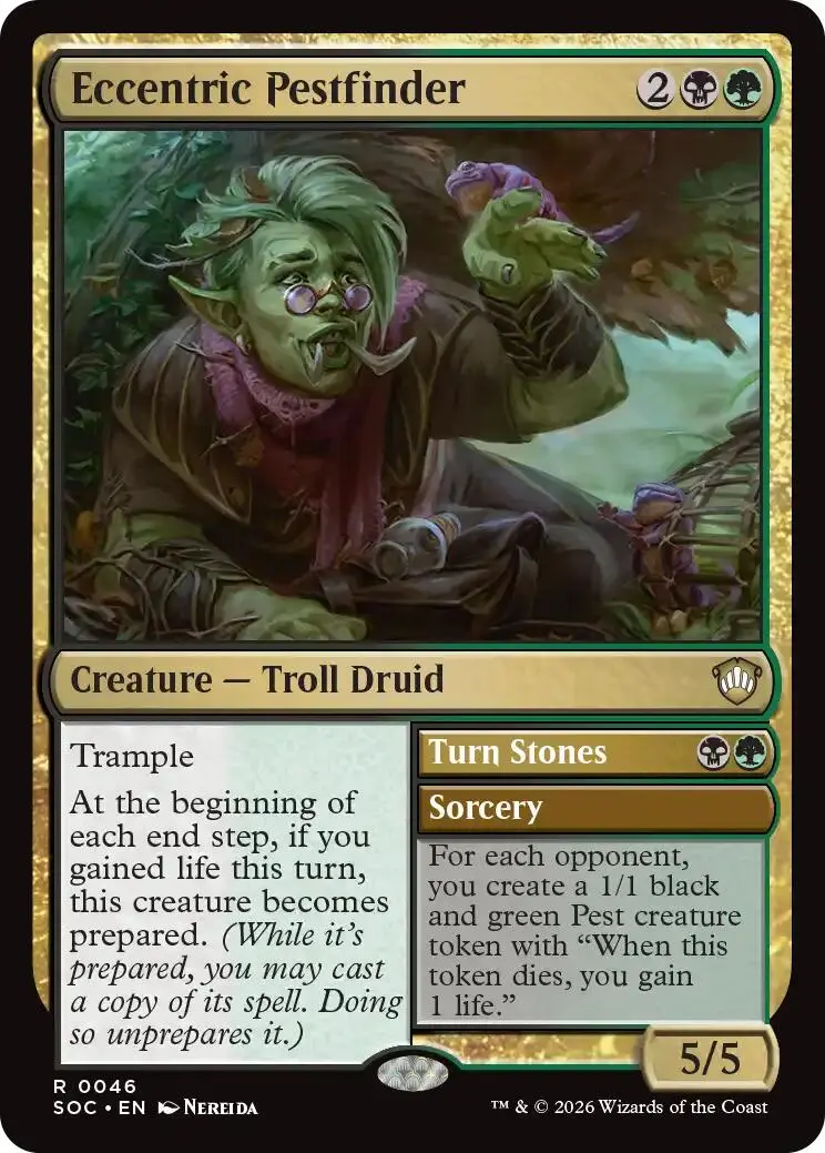 Eccentric Pestfinder [Secrets Of Strixhaven Commander] 1