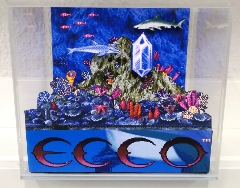 Ecco The Dolphin Cubic Diorama 1