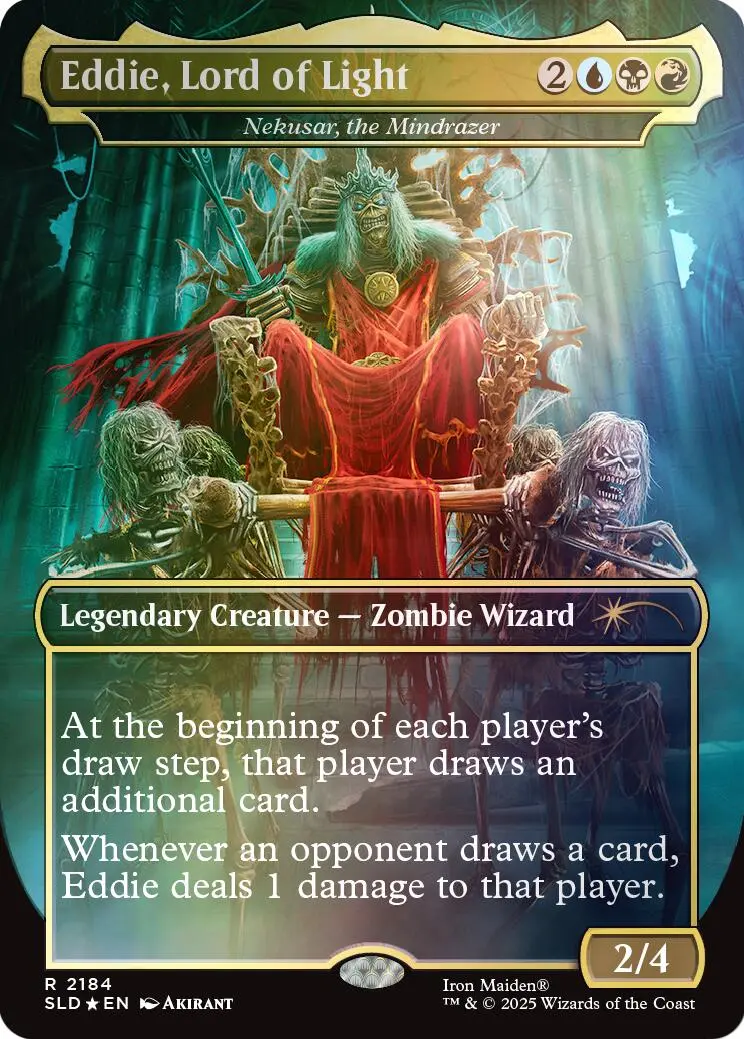 Eddie, Lord Of Light - Nekusar, The Mindrazer (Rainbow Foil) [Secret Lair Drop Series] 1
