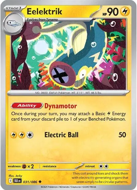 Eelektrik (031/086) [Scarlet & Violet: Black Bolt] 1