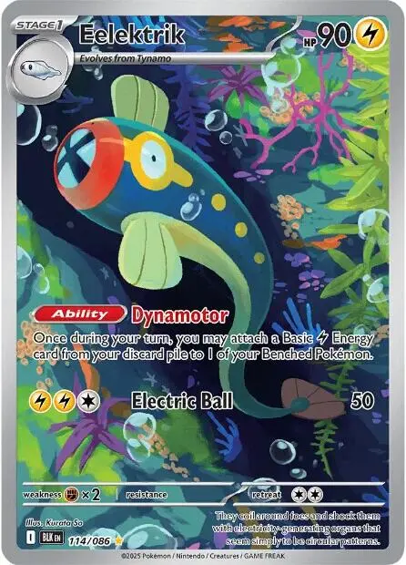 Eelektrik (114/086) [Scarlet & Violet: Black Bolt] 1