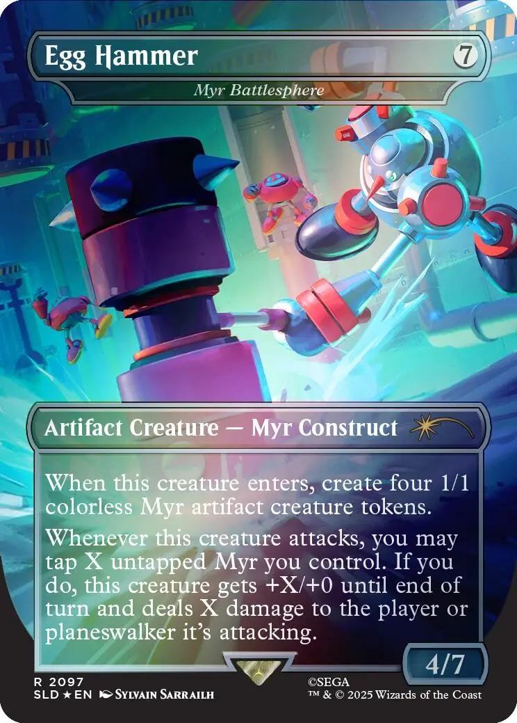 Egg Hammer - Myr Battlesphere (Rainbow Foil) [Secret Lair Drop Series] 1