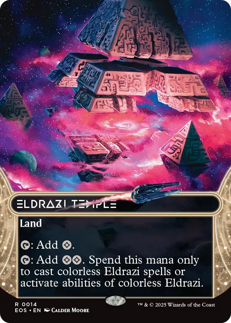 Eldrazi Temple (0014) (Borderless) [Edge Of Eternities: Stellar Sights] 1