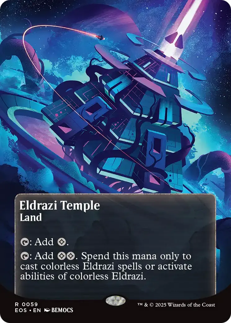 Eldrazi Temple (0059) (Borderless) [Edge Of Eternities: Stellar Sights] 1
