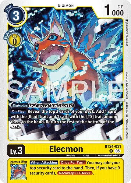 Elecmon [Bt24-031] [Time Stranger] 1