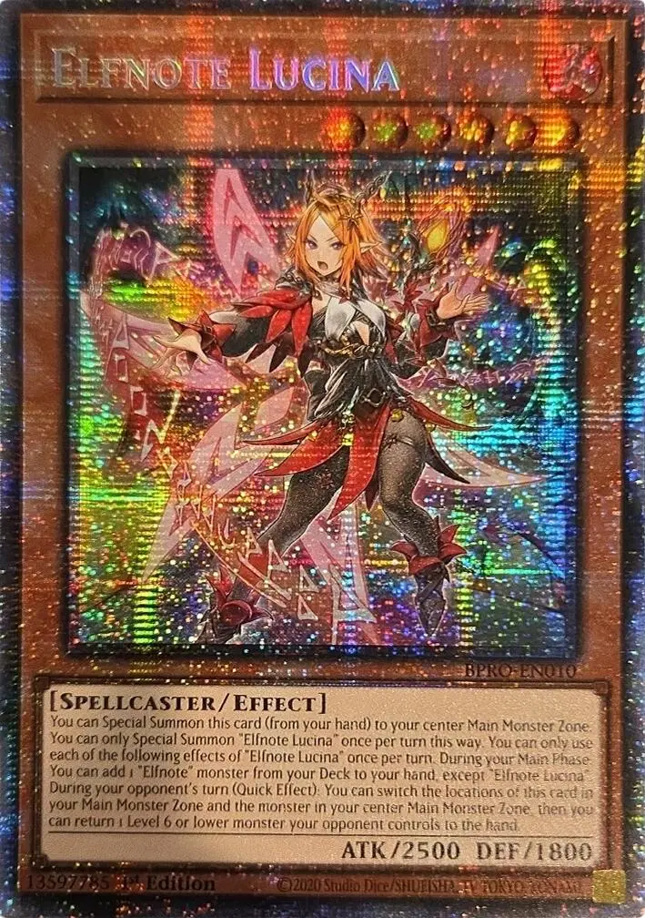 Elfnote Lucina (Starlight Rare) [Bpro-En010] Starlight Rare 1